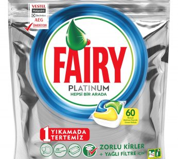 Fairy Platinum Hepsi Bir Arada Limon Kokulu 60’lı