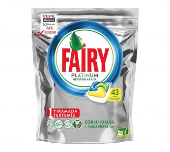 Fairy Platinum Hepsi Bir Arada Limon Kokulu 43’lü
