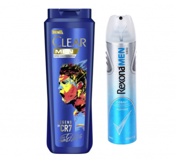 Clear Men Ronaldo Şampuan & Rexona Men Cobalt Deodorant