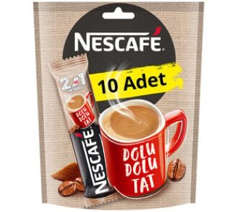 Nescafe 2 Si 1 Arada 10 G x 10’lu Paket
